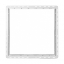 Usita de vizitare Haco, ASA-PVC, fara inchizator, 40 x 40 cm, alb